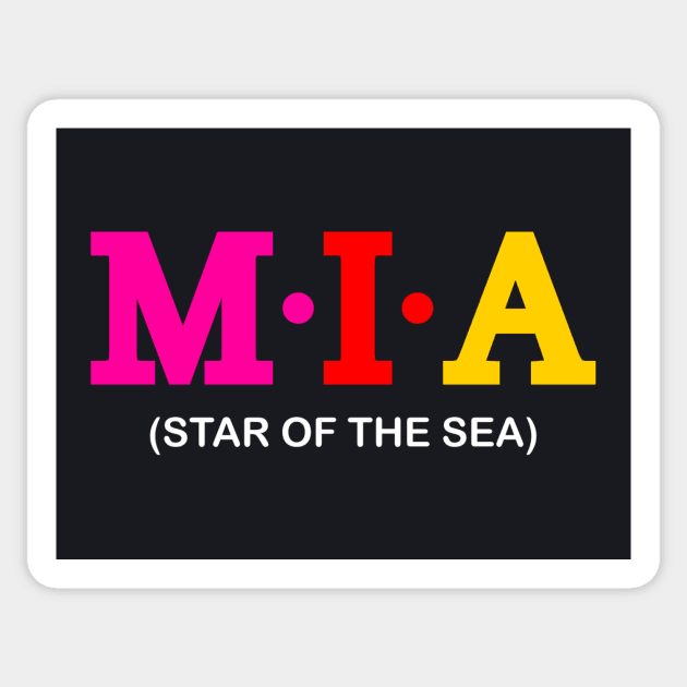 Mia - Star of The Sea. Sticker by Koolstudio